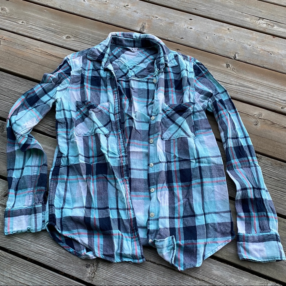 3/$25 || Aeropostale Plaid Button-Up Flannel